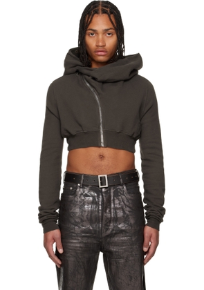 Rick Owens DRKSHDW Gray Concordians Micro Mountain Hoodie