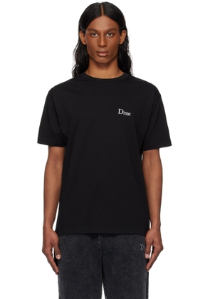 Dime Black Classic Small Logo T-shirt