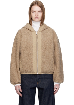 Canada Goose Beige Alberni Fleece Reversible Jacket
