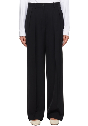 The Row Black Igor Trousers