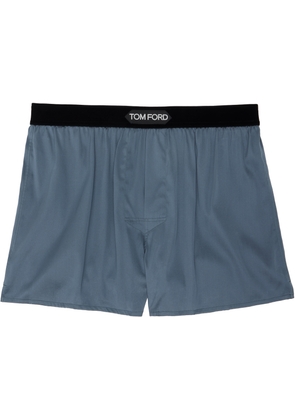 TOM FORD Gray Silk Boxers