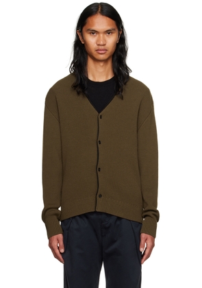 WOOD WOOD Khaki Lyle Cardigan
