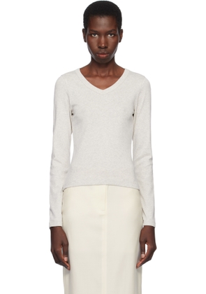 FLORE FLORE Gray Jill Longsleeve T-shirt