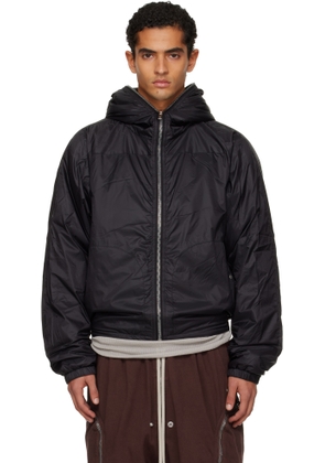 Rick Owens DRKSHDW Black Sealed Windbreaker Jacket