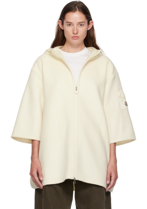Moncler Beige Wool Cape Jacket