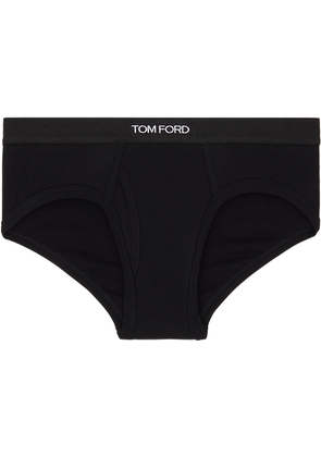 TOM FORD Black Cotton Briefs