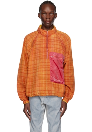 RANRA Orange Zip-Up Jacket