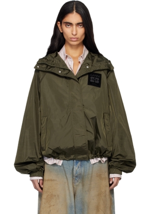GANNI Khaki Nylon Jacket