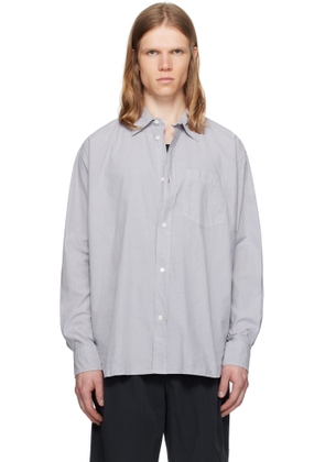 NORSE PROJECTS Purple Mo Cotton Tencel Shirt