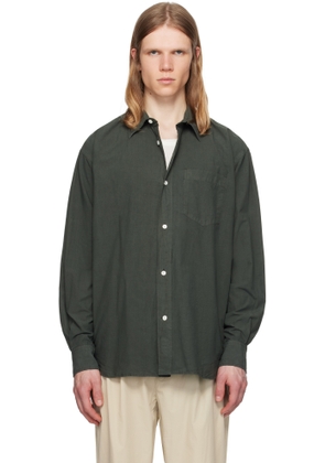 NORSE PROJECTS Green Mo Cotton Tencel Shirt