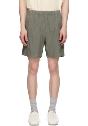NORSE PROJECTS Gray Per Cotton Tencel Shorts