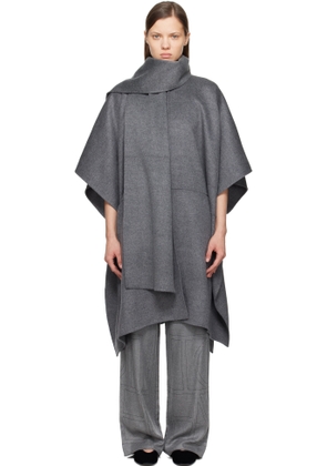 TOTEME Gray Doublé Scarf Coat