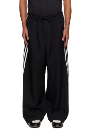 Y-3 Black 3-Stripe Sport Uniform Sweatpants