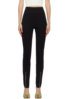 DRAE Black Zip Cuff Trousers