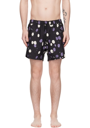 COMMAS Black Polka Dot Swim Short
