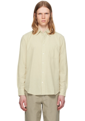 NORSE PROJECTS Beige Algot Relaxed Cotton Linen Shirt