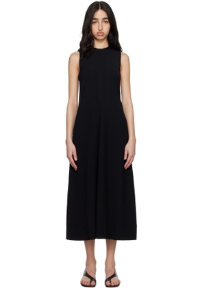 TOTEME Black Woven Stripe Maxi Dress