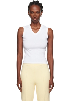 FLORE FLORE White Jill Tank Top