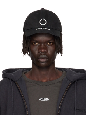 VETEMENTS Black 'Shut Down' Cap