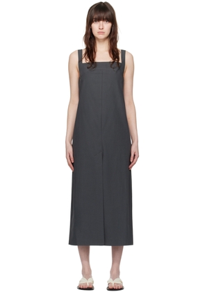 Loulou de Saison Gray Makeen Midi Dress