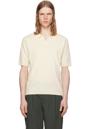 NORSE PROJECTS Off-White Leif Cotton Linen Polo