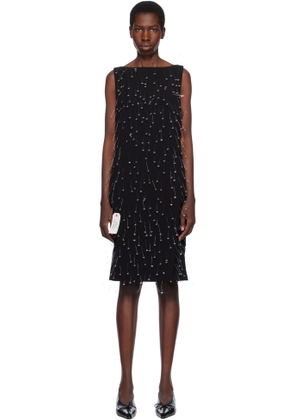 Moschino Black Shop Tag Midi Dress