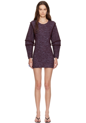 Eckhaus Latta Purple Pallas Minidress