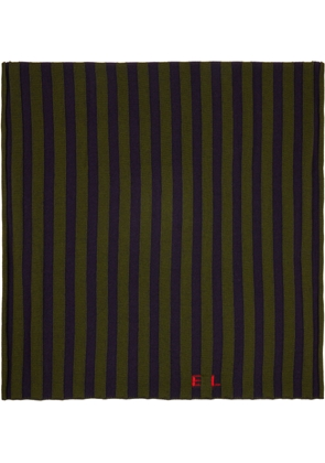 Eckhaus Latta Green & Navy Keyboard Scarf