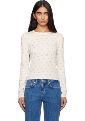 Sandy Liang White Nap T-shirt