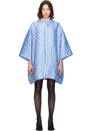 MARIE ADAM-LEENAERDT Blue Robe Shirt Coat