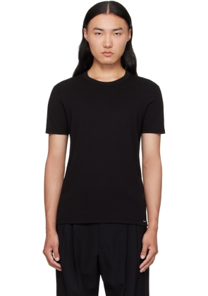 TOM FORD Black Cotton Crewneck T-shirt