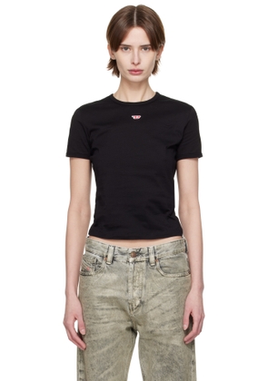 Diesel Black T-Uncutie-Long-D T-shirt