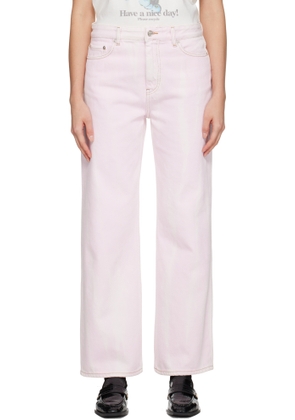 GANNI Pink Washed Izey Jeans