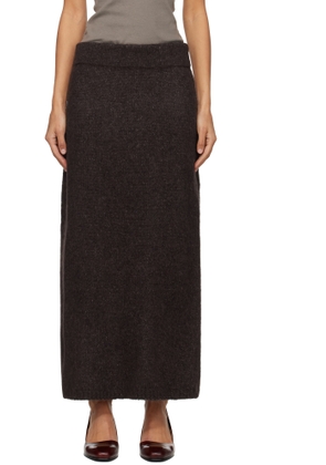 Lauren Manoogian Brown Loft Pencil Midi Skirt