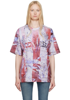 Diesel Blue & Red T-Boxt-R13 T-shirt