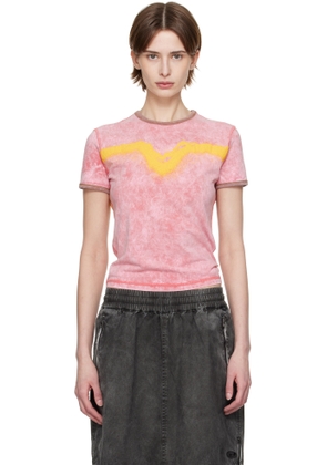 Diesel Multicolor T-Uncutie-Long-Q3 T-shirt