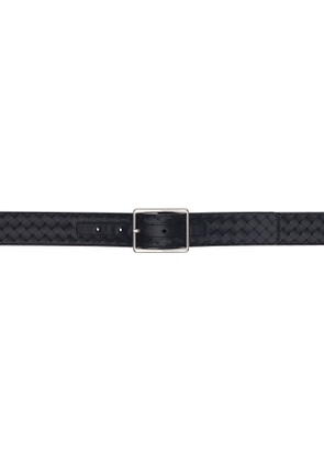 Bottega Veneta Black Intrecciato Piccolo Belt