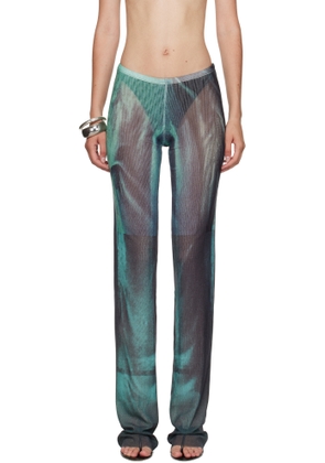 Jean Paul Gaultier Blue 'The Water' Lounge Pants