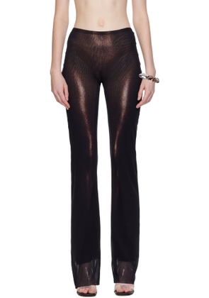 Jean Paul Gaultier Black 'The Bronze Body Dust' Lounge Pants