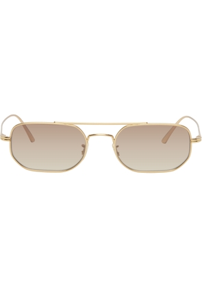 KHAITE Gold Oliver Peoples Edition 1989C Sunglasses