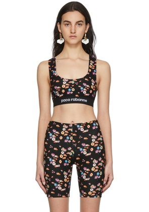 Rabanne SSENSE Exclusive Black Capsule Active Sport Bra