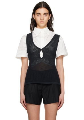 ANNA QUAN Black Jasmine Tank Top