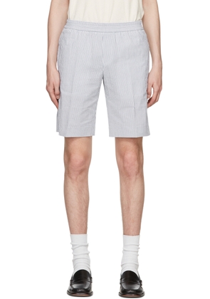 Harmony Blue Cotton Shorts