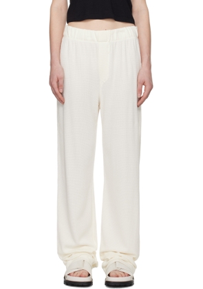 ÉTERNE Off-White Thermal Lounge Pants