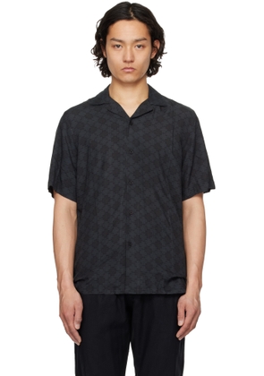 OAS Black Sebastian Viscose Shirt