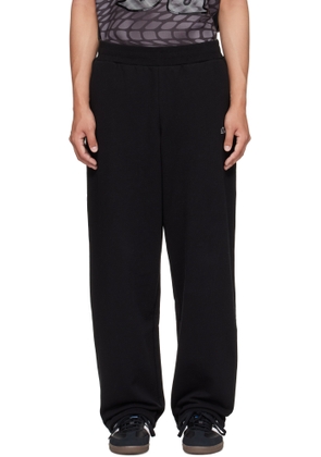 Dime Black Cursive Small Logo Sweatpants