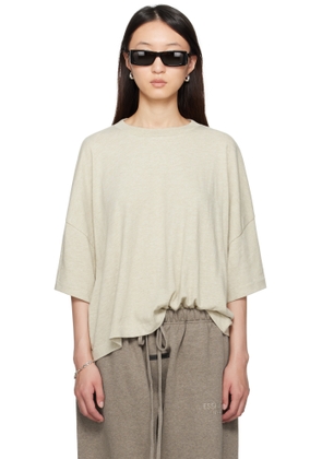 Fear of God ESSENTIALS Beige Boxy T-shirt