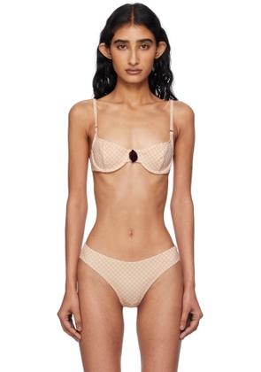 Fruity Booty Pink Carmen Bikini Top