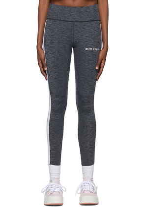 Palm Angels Gray Nylon Track Pants