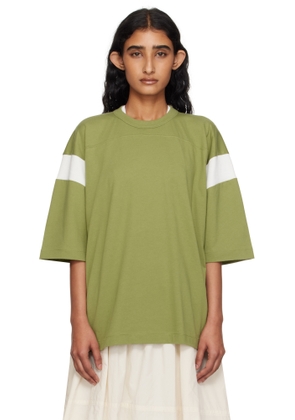 YMC Green & White Skate T-shirt